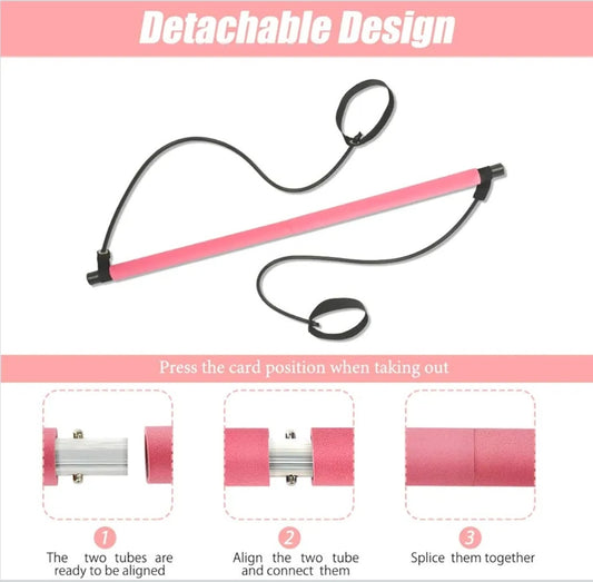 FirstFit Premium Pilates Stick Fitness Bar