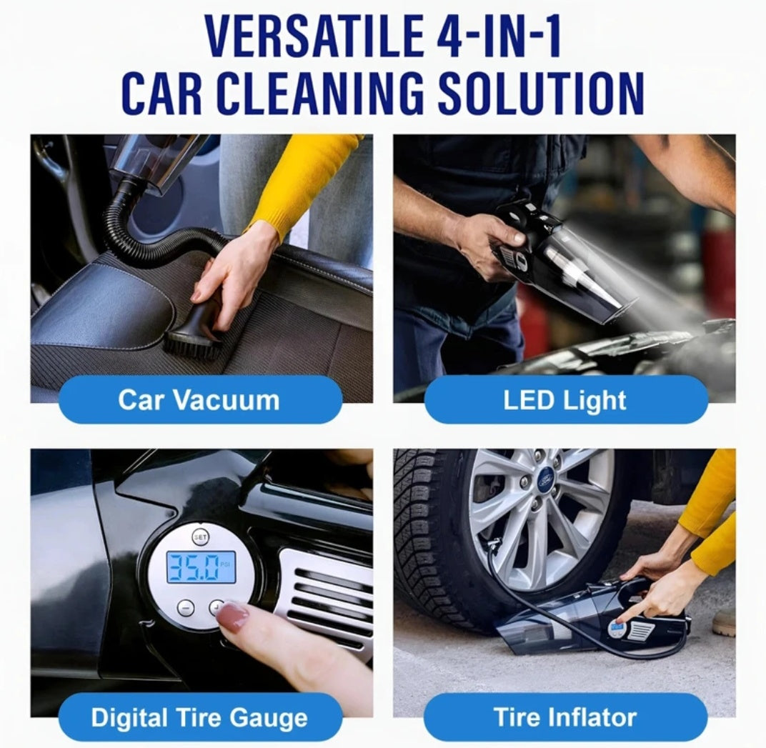 Multifunctional Car Vacuum Cleaner